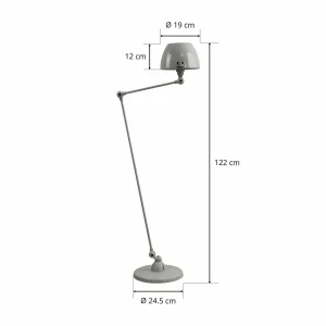 Best Jieldé Aicler AIC833 lampadaire 80+30 cm gris