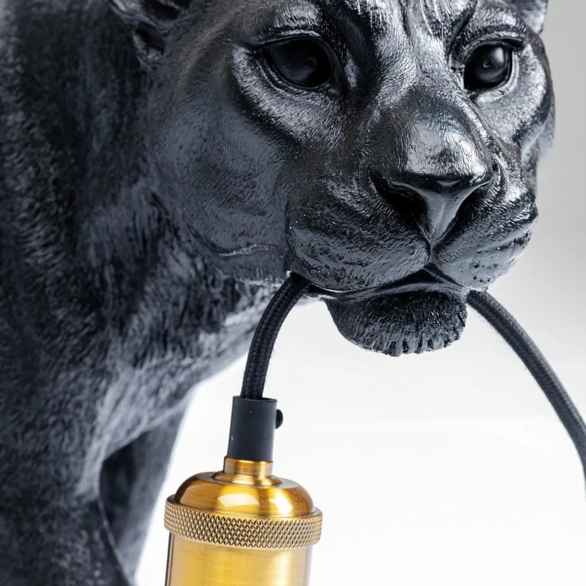 kare_animal_bagheera_lampe_de_table_panthre_noire_5.webp Store KARE Animal Bagheera lampe de table panthère noire