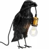 Hot KARE Animal Crow lampe de table en forme de corbeau