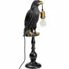 New KARE Animal Sitting Crow lampe à poser en noir