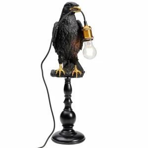 New KARE Animal Sitting Crow lampe à poser en noir