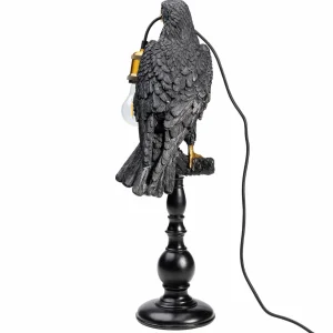 New KARE Animal Sitting Crow lampe à poser en noir