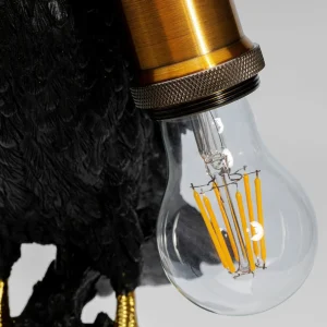 New KARE Animal Sitting Crow lampe à poser en noir