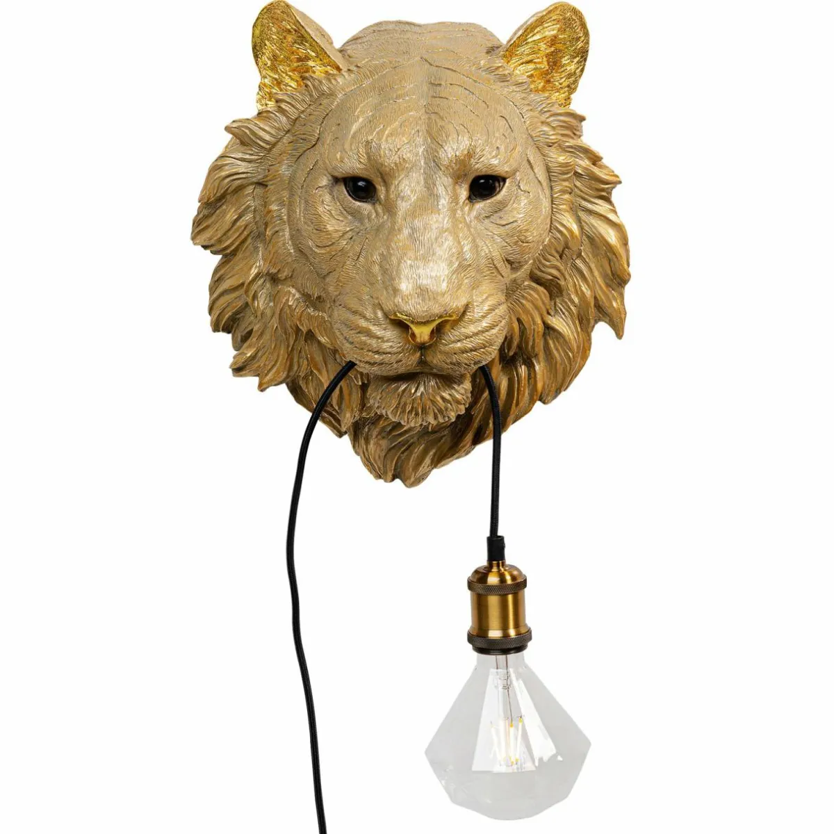 kare_animal_tiger_head_applique_murale_avec_prise_de_courant_0.webp Fashion KARE Animal Tiger Head applique murale avec prise de courant