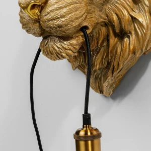 Fashion KARE Animal Tiger Head applique murale avec prise de courant