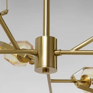 New KARE Diamond Fever Ufo suspension 9 lampes laiton