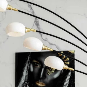 Sale KARE Five Fingers Duo Lampadaire noir/blanc/or