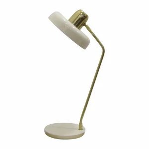 New KARE Lampe à poser Demi, beige, acier émaillé, hauteur 56 cm