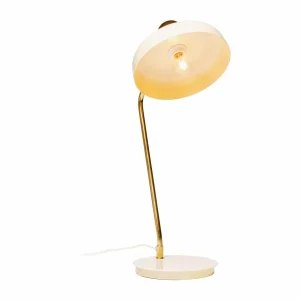 New KARE Lampe à poser Demi, beige, acier émaillé, hauteur 56 cm