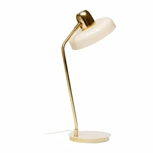New KARE Lampe à poser Demi, beige, acier émaillé, hauteur 56 cm