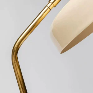 New KARE Lampe à poser Demi, beige, acier émaillé, hauteur 56 cm