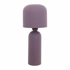 Cheap KARE Lampe à poser Maya, bordeaux, acier, hauteur 39 cm