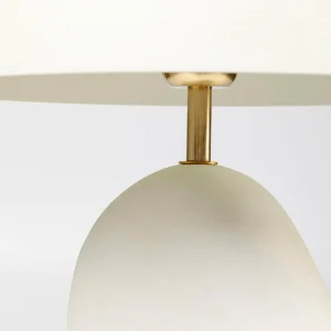 Shop KARE Lampe à poser Nube, blanc, acier émaillé, hauteur 48 cm