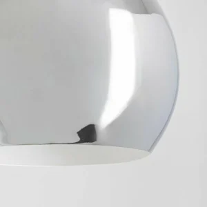 Shop KARE Suspension Caldaia, argenté, acier, Ø 25 cm