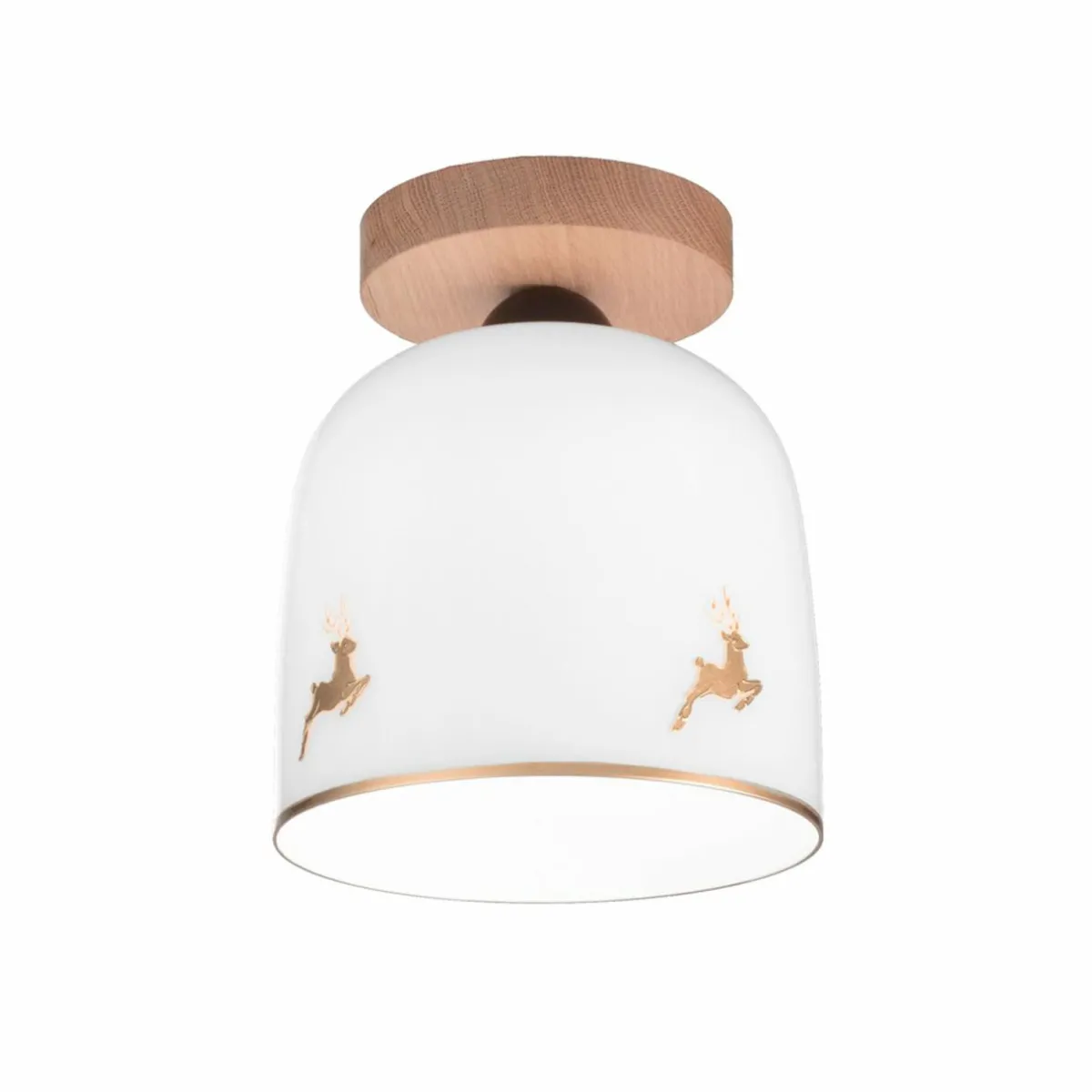 kolarz_plafonnier_chalet_blanccerf_dor___cm_0.webp Outlet austrolux KOLARZ Plafonnier Chalet, blanc/cerf doré, Ø 19 cm