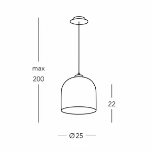 Store austrolux KOLARZ Suspension Chalet, Ø 25 cm, blanc/brun, verre/bois