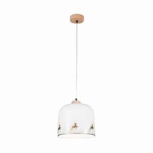 Cheap austrolux KOLARZ Suspension Chalet, blanc/cerf doré, Ø 25 cm
