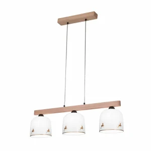 Best austrolux KOLARZ Suspension Chalet, blanc/cerf doré Longueur 88 cm