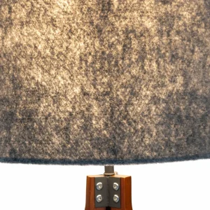 Flash Sale Näve Lampadaire 2072528, trépied bois, abat-jour tissu