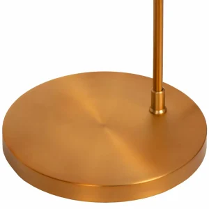 Sale Lucide Lampadaire arqué Corina, noir, E27, 192 cm, plastique