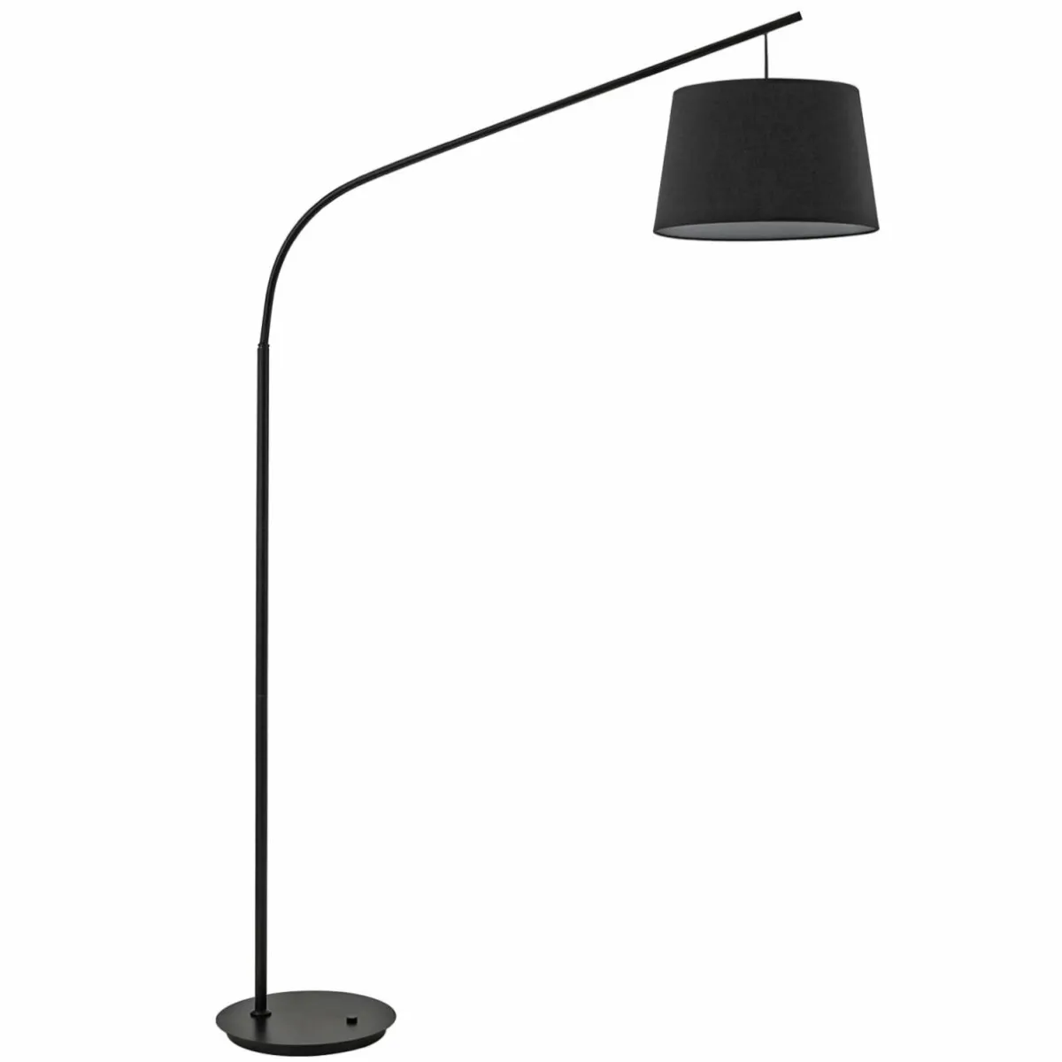 lampadaire_arqu_daddi_abatjour_en_tissu_noir_0.webp Fashion Ideallux Lampadaire arqué Daddi, abat-jour en tissu, noir