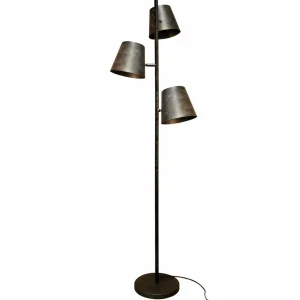 Best Eco-Light Lampadaire Colt, à 3 lampes, gris givré