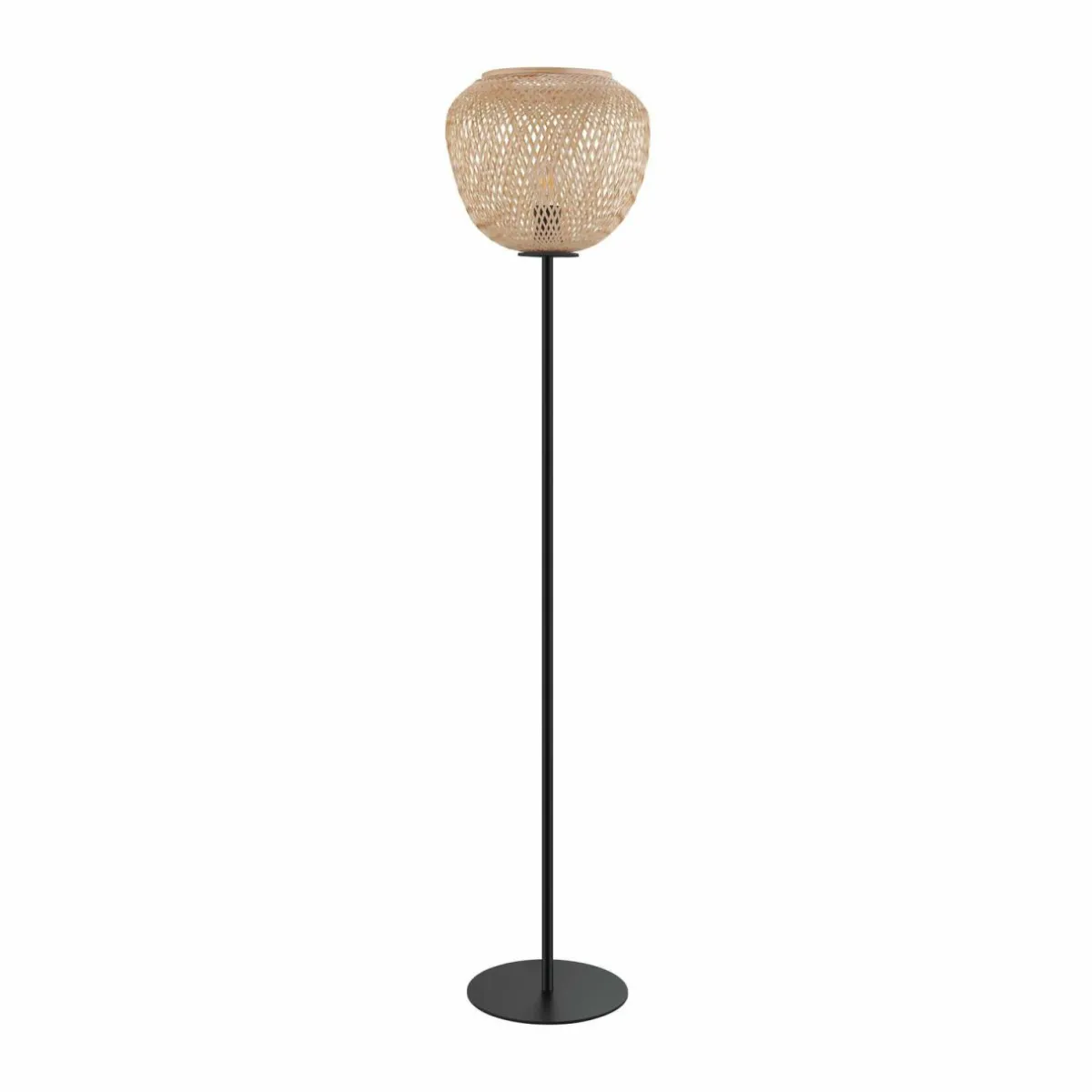 lampadaire_dembleby_en_bois_coloris_nature_0.webp Best EGLO Lampadaire Dembleby en bois, coloris nature