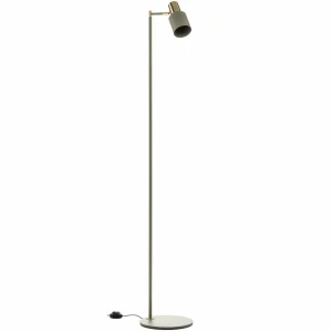 Outlet Argon Lampadaire Destin réglable, vert/laiton