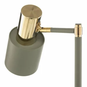 Outlet Argon Lampadaire Destin réglable, vert/laiton