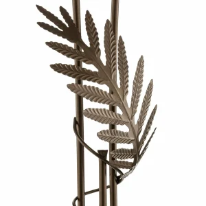 Cheap ONLI Lampadaire Dubaï aspect feuilles, 2 lampes, bronze