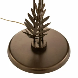 Cheap ONLI Lampadaire Dubaï aspect feuilles, 2 lampes, bronze