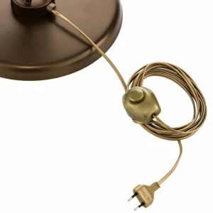 Cheap ONLI Lampadaire Dubaï aspect feuilles, 2 lampes, bronze