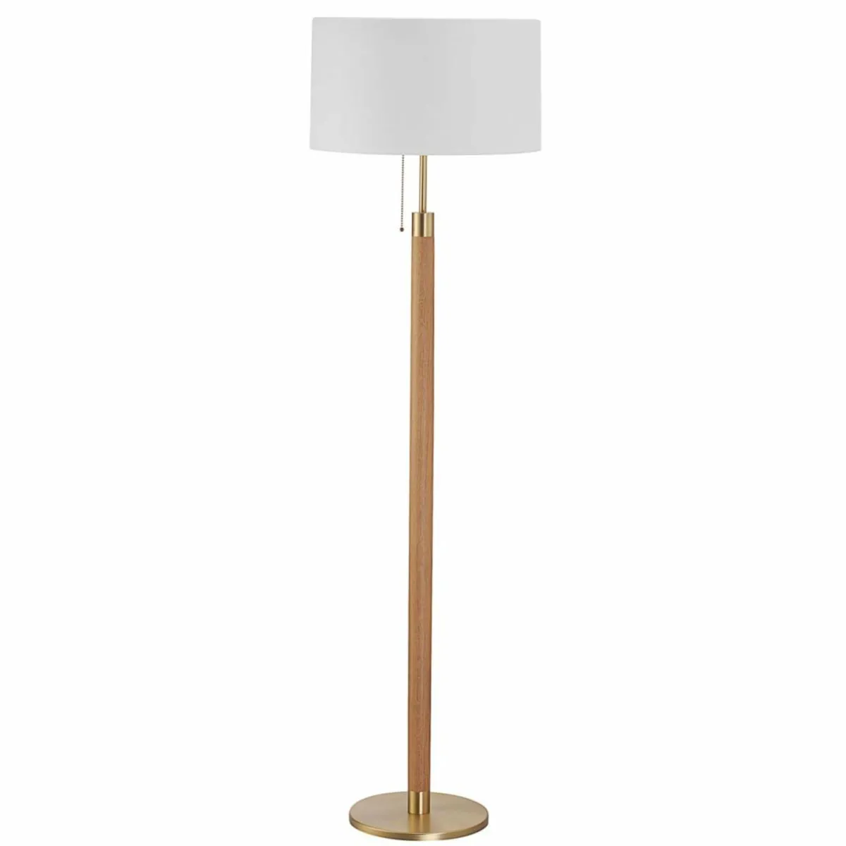 lampadaire_en_bois_lignum_abatjour_chintz_laiton_0.webp New Hufnagel Lampadaire en bois Lignum abat-jour chintz, laiton
