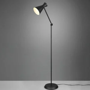 Best Reality Leuchten Lampadaire Enzo, hauteur 150 cm, noir