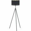 Clearance EGLO Lampadaire Esteperra, trépied, noir/doré