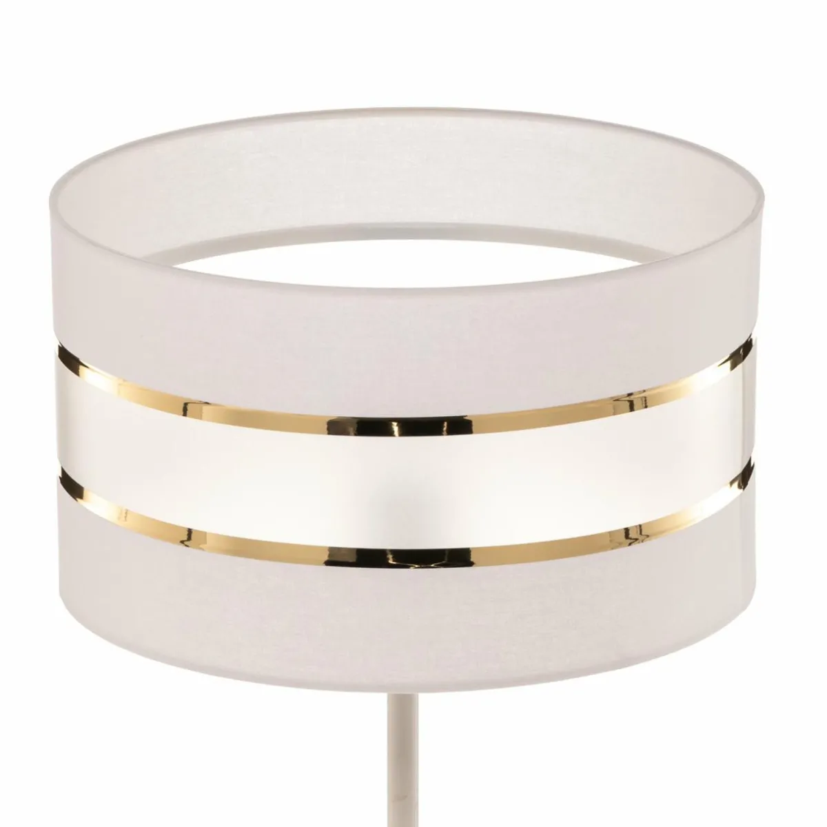 lampadaire_helen_abatjour_tissu_blanc_dor_1.webp Sale HELAM Lampadaire Helen abat-jour tissu blanc doré