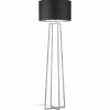 Clearance Knapstein Lampadaire Hermès dimmable avec abat-jour chintz