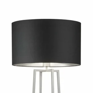 Clearance Knapstein Lampadaire Hermès dimmable avec abat-jour chintz