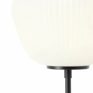Flash Sale Brilliant Lampadaire Kaizen, hauteur 140 cm, opale, verre/métal