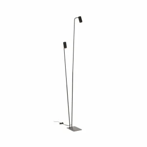 Cheap Nowodvorski Lighting Lampadaire Mono II, à deux lampes, noir/doré