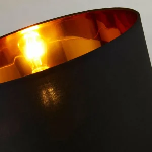 Shop Searchlight Lampadaire Orbit, noir-doré