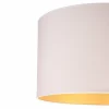 Fashion Duolla Lampadaire Roller, blanc/doré, hauteur 145 cm