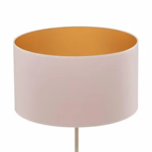 Fashion Duolla Lampadaire Roller, blanc/doré, hauteur 145 cm