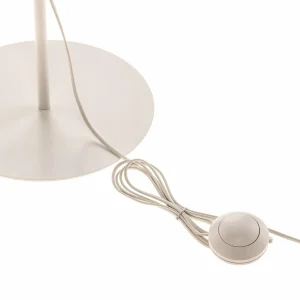 Fashion Duolla Lampadaire Roller, blanc/doré, hauteur 145 cm