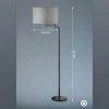 Fashion FISCHER & HONSEL Lampadaire Rota abat-jour en lin gris