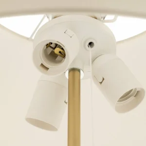 Discount Hufnagel Lampadaire Royce avec lampe de plafond crème