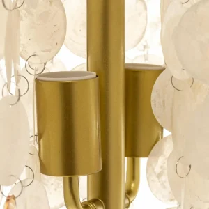 Fashion ONLI Lampadaire Ruben avec plaques de nacre