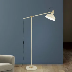 Discount ORION Lampadaire Schiller, kaki, métal, hauteur 153 cm, réglable