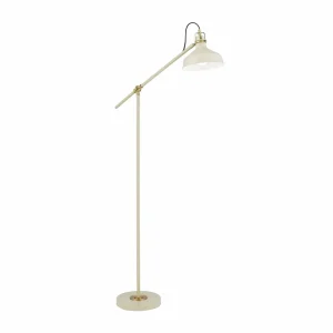 Discount ORION Lampadaire Schiller, kaki, métal, hauteur 153 cm, réglable