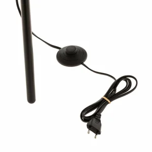 Best Sale BRITOP Lampadaire Tubo avec abat-jour tissu beige trépied
